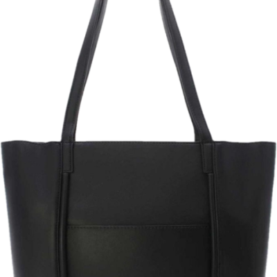 Sac Fourre Tout Minimaliste Noir