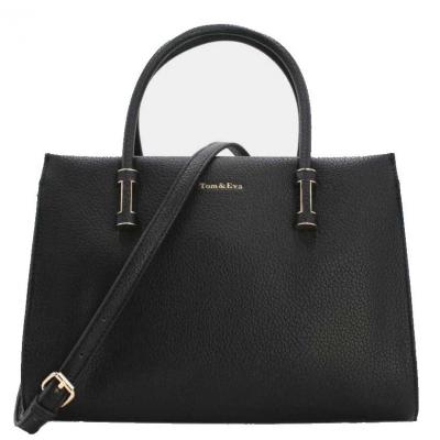 Sac a main minimaliste effet graine 6925 noir